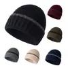 Chapéus de Tricô Outono e Inverno para Homens e Mulheres, Chapéus de Lã Quentes Pulôver para Ciclismo e Esqui ao Ar Livre no Inverno, Chapéus Espessos para Cobrir a Cabeça