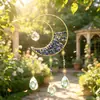 Decoración Atrapasol de Cristal con Piedras Trituradas Arcoíris, Campana, Atrapasol para Habitación Balcón, Adorno de Luz Colgante Atrapasueños Regalo