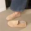 Mocasines para mujer con forro de polar, estilo 'old money', nueva colección Otoño/Invierno 2026, sin cordones, fáciles de poner, cálidos, de suela plana y con plantilla acolchada