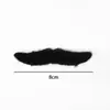 Barba Falsa Accesorios de Performance Barba de Halloween Suministros de Fiesta Negros Barba Falsa Bigote