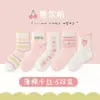 Calcetines de Algodón Clase A para Niños Primavera Nuevos Dibujos Animados Malla Fina Cassette Calcetines de Caña Media Calcetines de Moda para Niños Venta al por Mayor