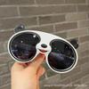 Lentes de Panda Lindos Gafas de Sol Polarizadas Gafas de Sol de Dibujos Animados para Niños Gafas de Sol Anti-UV Gafas de Silicona
