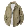 Chaqueta de Trabajo Informal Ligera para Hombre, Oversize, Moderna, para Jóvenes, Nueva, de Principios de Otoño, con Cuello Alto para Hombre