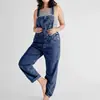 Overoles de Mezclilla Americanos de Moda Verano 2026 Estilo Callejero para Mujer Cómodos Versátiles Moda Overoles en Stock