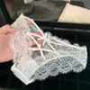 Calcinha Sexy Renda Roxa Puro Desejo para Mulheres 2025 Nova Renda Fina Malha Francesa Vazada Calcinha Feminina