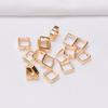 Anillo de oro de 14 quilates con accesorios que preservan el color, anillo de cuentas, anillo de cuentas, conjunto de cuentas para bricolaje, collar, pulsera, colgante, venta al por mayor