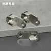Base Oval Gruesa de Aleación de Zinc Chuanglian para Colgar Ropa en Muebles y Gabinetes, Base de Barra para Colgar Ropa, 16 Soportes para Ropa