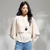 Suéter de Punto con Mangas de Murciélago para Mujer 2026 Principios de Otoño Estilo Coreano Diseño Holgado Relajado Top Pulóver Casual de Cuello Redondo