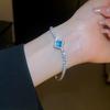 Pulsera de flor de circón con incrustaciones de diamantes de alta calidad, ultra brillante, estilo pequeño y fresco, adornos de mano de lujo ligero, estilo frío, venta al por mayor para mujeres