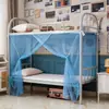 Mosquitero para Dormitorio de Estudiantes, Cubierta de Mosquitero Engrosada y Encriptada para Camas Superiores e Inferiores, Dormitorio Escolar y de Obra, Cama Individual 90X190