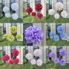 Bolas de Hibisco de Galhos Altos de 4 Cabeças, Flores Artificiais, Decoração Artificial de Casamento e Casa, Atacado