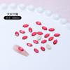Acessórios Populares Transfronteiriços para Nail Art com Strass Diamante Vermelho de Fundo Plano Super Brilhantes Diamantes de Vidro com Formato Especial Coração Gota d'Água Diamante Acessórios de Unha Vestíveis