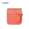 Adecuado para Bolsa de Cámara Retro de Cuero PU para Polaroid Mini7+, Bolsa Protectora de Almacenamiento para Fotografía Digital Ins Mini