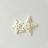 Ponto de gota conjunto dupla estrela acessórios diy material artesanal grampo de cabelo creme cola para celular caso decorativo buraco sapatos acessórios