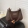 Bolso de axila moderno y elegante para mujer, Nuevo modelo Verano 2026, Elegante estilo coreano, Lujo ligero, Moda retro, Bolso de hombro simple