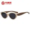 Novos Óculos de Sol de Verão Femininos Estilosos Cat-Eye Transfronteiriços Xiaohongshu Ins Óculos de Sol Óculos de Sol Personalizados