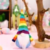 Muñeca sin rostro Haobei Transfronteriza Juguete Festival Arcoíris Decoraciones Fiesta Navideña Colgante Muñeco Pequeño Rudolph Regalo