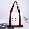 Bolsas de Lona Publicitárias, Sacolas de Lona Personalizadas, Sacolas de Compras de Algodão Lisas Personalizadas para Mulheres de Ombro Único, Disponíveis para Atacado, Grande Capacidade