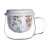 Taza de té de vidrio de silicio Gaopeng, taza de agua, taza de té con tapa y filtro, taza al por mayor