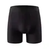 Ropa Interior Extensa Transfronteriza para Hombre Fibra de Bambú Deportiva Transpirable Boxer de Cintura Media Stock Listo Estándar Europeo y Americano de Amazon