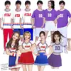 Uniforme del Equipo de Porristas de la Reunión Deportiva Estudiantil, Atuendo de Desempeño para Competencia de Porristas, Atuendo de Desempeño de Baile de Porrista de Fútbol, Aeróbicos