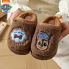 Pantuflas de algodón para niños Paw Patrol para el calor interior en invierno, pantuflas de algodón cálidas antideslizantes para otoño e invierno para niñas y niños