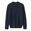 Suéter Infantil Espesso de Lã Pura Outono e Inverno Novo Estilo Gola Alta Simples Cor Pura Versátil para Usar por Baixo Solto Quente para Meninos e Meninas