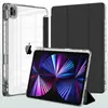 Capa Protetora para iPad 11 polegadas Mini6 com Suporte para Caneta Air4/5 Acrílico 10.2 Base Rígida Concha Transparente 2024Pro13