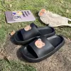 Nuevas Pantuflas de Alta Gama para Mujer, Verano Interior Hogar, Suela Gruesa Antideslizante, Nuevas Pantuflas para Exterior