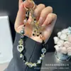 Corrente para Celular Strass Sapatinho de Ballet Corrente Pingente Coração de Alto Valor Corda de Pulso para Celular Corda de Chave com Contas