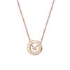 Fabricante Directo Collar Personalizado de Acero Inoxidable con Nombre en Letra Inglesa, Colgante de Cadena para Clavícula de Acero de Titanio para Mujeres