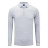 Camisa Polo de Algodão da Ilha para Primavera e Outono com Gola Lapela e Manga Longa Camisa Publicitária Corporativa Personalizada Roupa de Trabalho Camisa Cultural Camiseta com Impressão de Logo