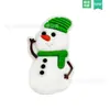 Acessórios Criativos de Clipe de Caneta de Natal Cola Macia de PVC Removível Fivela de Lápis DIY Clipe de Caneta de Papelaria Universal Personalizado Transfronteiriço