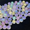Cuentas de colores acrílicos con baño UV de 16 mm, perlas de imitación de color sólido, redondas, hechas a mano, para pulseras y collares.