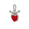 Colgantes de Collares Pulseras de Dibujos Animados DIY Transfronterizos Dijes Fruta Fresa Melocotón Colgante Hecho a Mano Accesorios Materiales