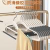 Yiwu Kaitang gancho sin costuras boca de pez antideslizante soporte para ropa doble salud adulto niños gancho tienda de ropa gancho mayoreo