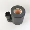 Escavadeira Kobelco Skm6 Bobina de Válvula Solenoide Rotativa G24D Trava Piloto Furo Interno 20mm Altura 55mm