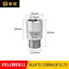 Fresadora Mandril Porta-Ferramentas Adaptador de Conversão Porca de Pinça ER Eixo do Rotor Danificado Haste de Extensão Adaptador de Cabeça