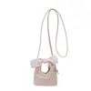 Bolso de Lunares Estilo Coreano para Mujer Moda Juvenil Versátil de Mano y Hombro Mini Moda Casual Cruzado Bolso de Mujer