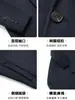 Abrigo de lana de doble cara para hombre de otoño e invierno, de longitud media, estructurado y elegante, retiene el calor y abriga, abrigo de caballero, envío directo disponible