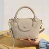 Bolso de Mujer 2025 Nuevo Diseño Nicho Versátil Moda Exquisito Textil Bolso Cuadrado Pequeño Bolso de Hombro Cruzado Estilo Coreano