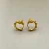 Aretes año del dragón retro lujo ligero patrón de dragón enrollado hebilla de oreja diseño de nicho aretes de temperamento único aretes de moda y tendencia