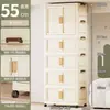 Em Estoque Guarda-Roupa Doméstico Sem Instalação Armário de Armazenamento de Brinquedos para Lanches de Bebê Armário de Armazenamento para Sala de Estar Guarda-Roupa Simples Infantil