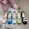 Sapatilhas de Ballet que Aumentam a Altura, Sapatilhas de Cetim com Cadarço, Sapatos Femininos, Temporada Primavera e Outono 2026, Adequados para Saias, Sapatos Mary Jane para Noite