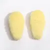 Poliéster Lindo Orejas Doble Cara Felpa Suave Conejo Hecho a Mano DIY Material para Abanico Accesorios Decoración