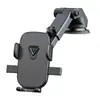 Soporte para Teléfono Móvil de Coche con Ventosa para Salpicadero de Coche, Universal, Bloqueo Automático, Soporte de Pantalla Giratorio 360 Grados, Horizontal y Vertical para Navegación