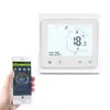 Termostato inteligente para calefacción por suelo radiante transfronteriza, termostato de pared para caldera Tuya WiFi programable con pantalla táctil, panel de control para sauna