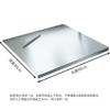 Tabla de amasar de acero inoxidable engrosada, Tabla de cortar resistente al moho, Tabla de cortar plegable grande para uso en la cocina del hogar