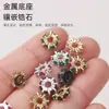 Copos de Nieve Espaciadores Hechos a Mano DIY Cuerda de Mano Collar Cuerda Trenzada Espaciador de Cuentas Espaciador Flor de Zirconio Base Accesorios Venta Directa de Fábrica Mayorista