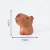 Decoraciones creativas y lindas de capibara, para hacer tú mismo, para cajas ciegas, bolsas, accesorios colgantes, micro paisajes, adornos pequeños para coche